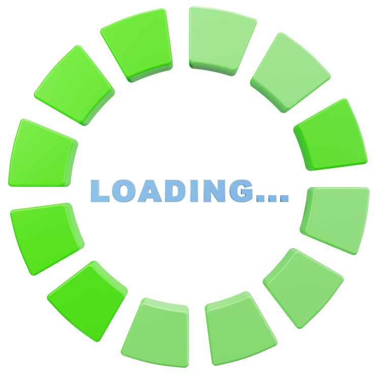 PSD circular loading animation