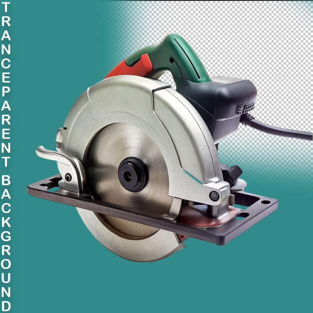 PSD circular saw isolated on a transparent background