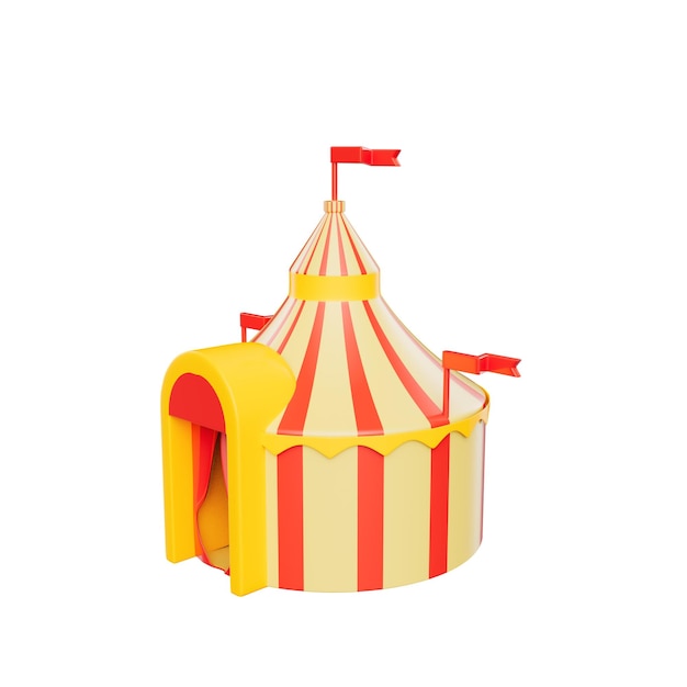 PSD circus 3d pack illustration