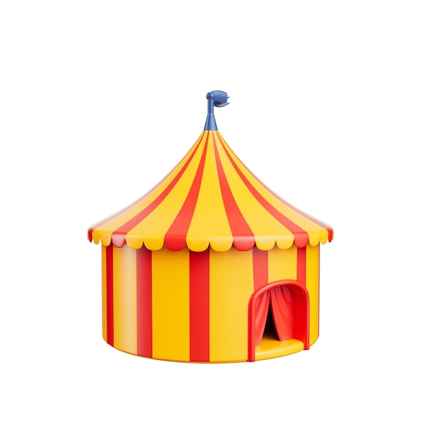 PSD circus 3d pack illustration