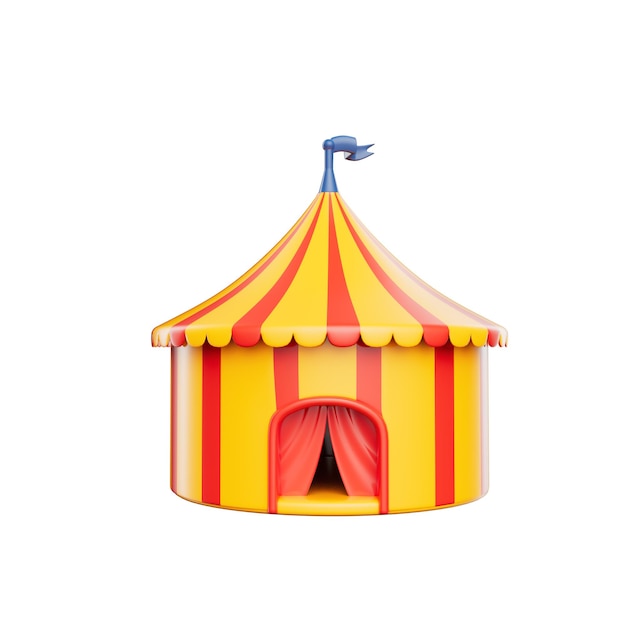 PSD circus 3d pack illustration