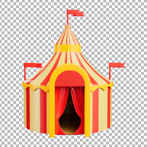 PSD a circus tent for kids