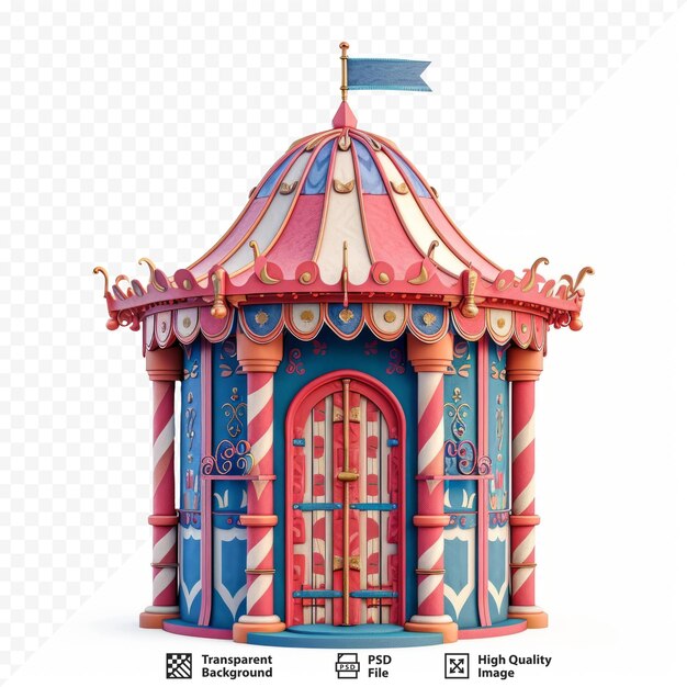 Circus ticket booth pattern