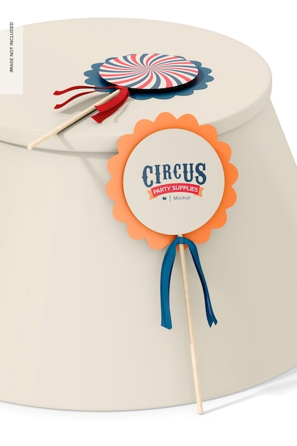 circus topper mockup leaned