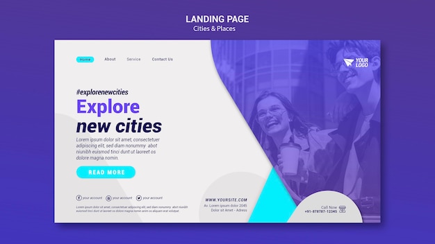 PSD cities and places landing page