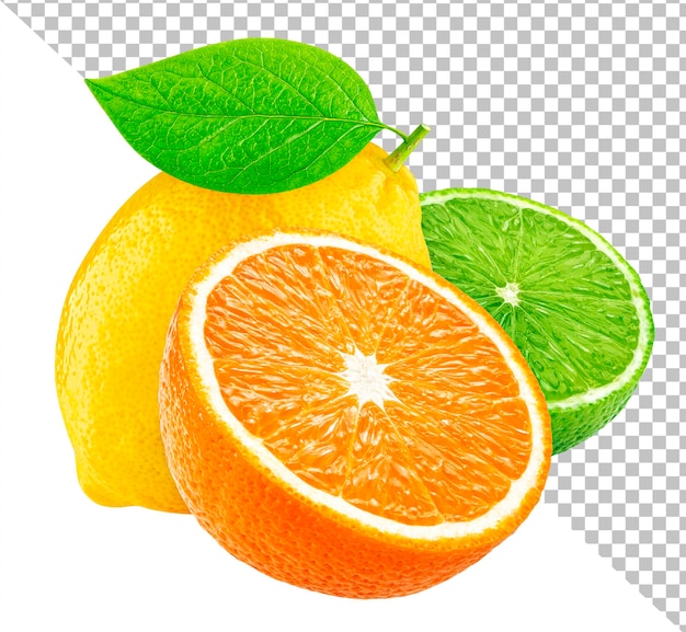 Citrus fruits isolated