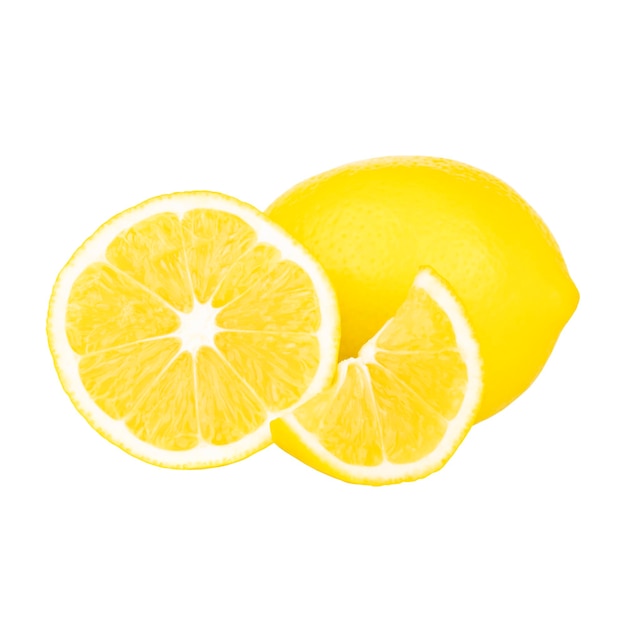 citruscitroen met half geïsoleerd