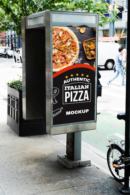 City billboard concept mock-up