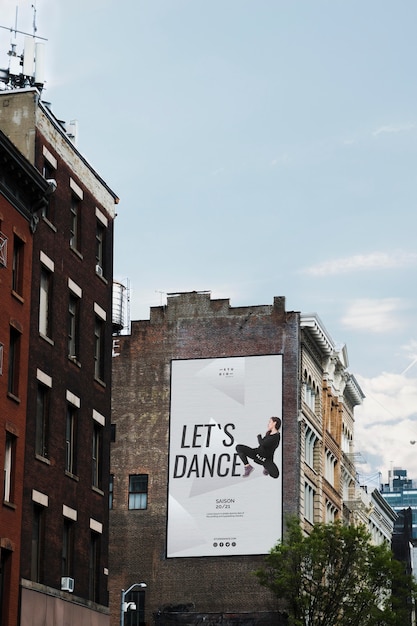 PSD city billboard concept mock-up