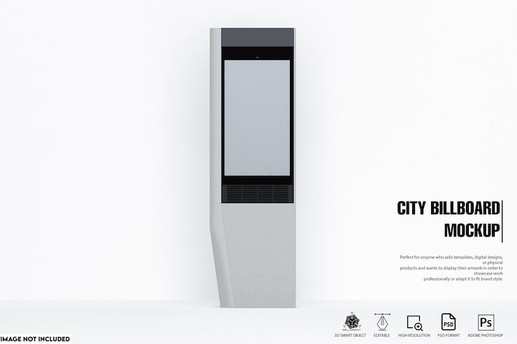 PSD city billboard mockup