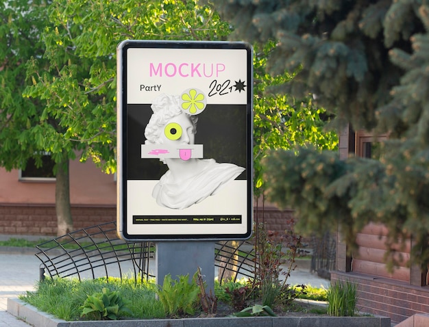 City billboards design mockup