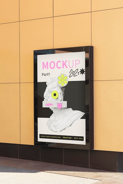 City billboards design mockup