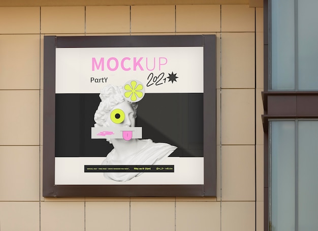 City billboards design mockup