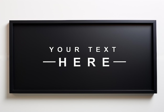 City black business signs mockup