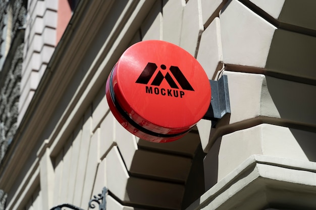 city business signs mockup