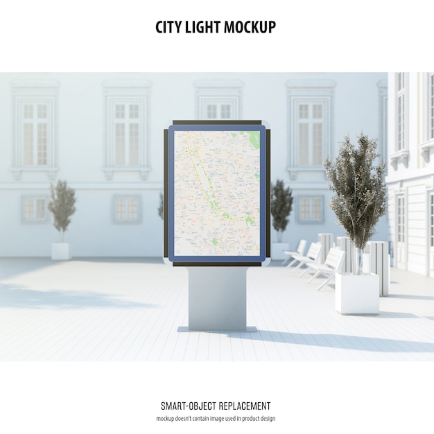 City Light Mockup