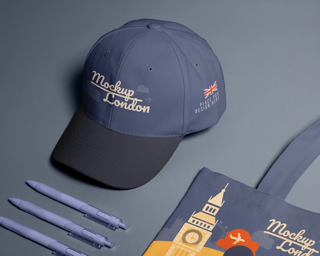 PSD city merchandising product mockup