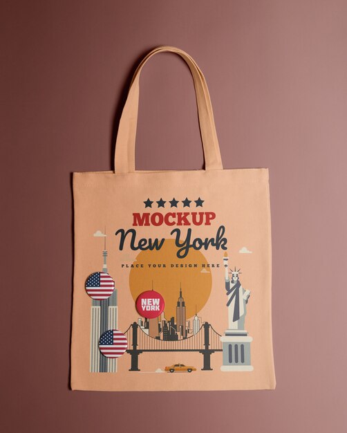 PSD city merchandising product mockup