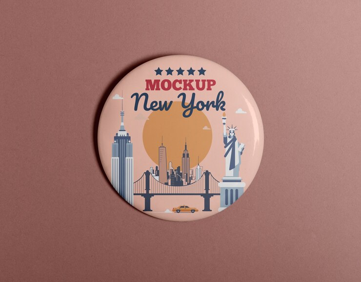 PSD city merchandising product mockup