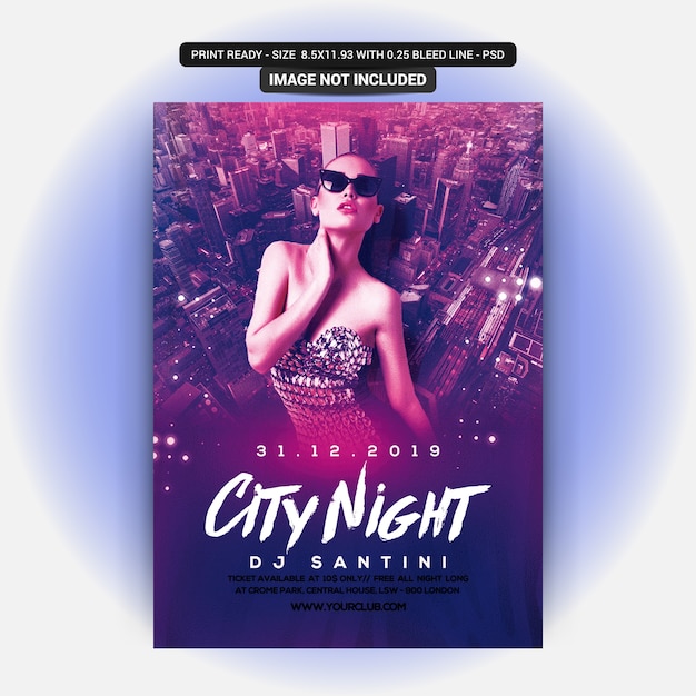 City Night Party Flyer