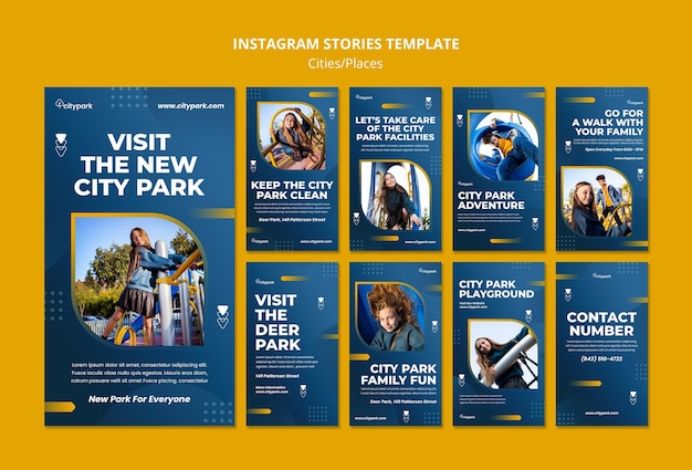 city park social media stories