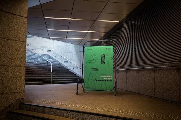 city signboard mockup design