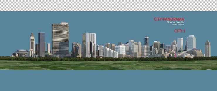PSD 城市全景