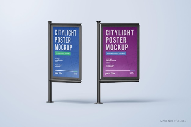 Citylight-affichemodel