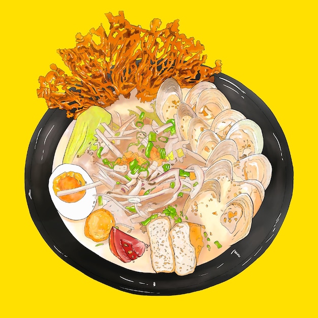 Лапша из моллюсков