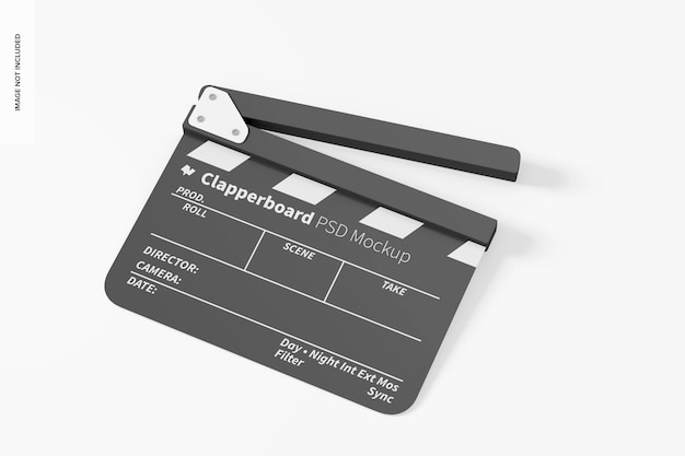 PSD clapperboard 모형, 떨어뜨림