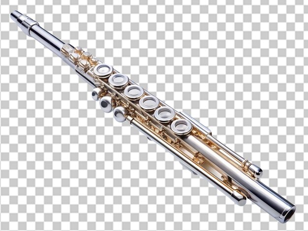 Clarinet on transparent background