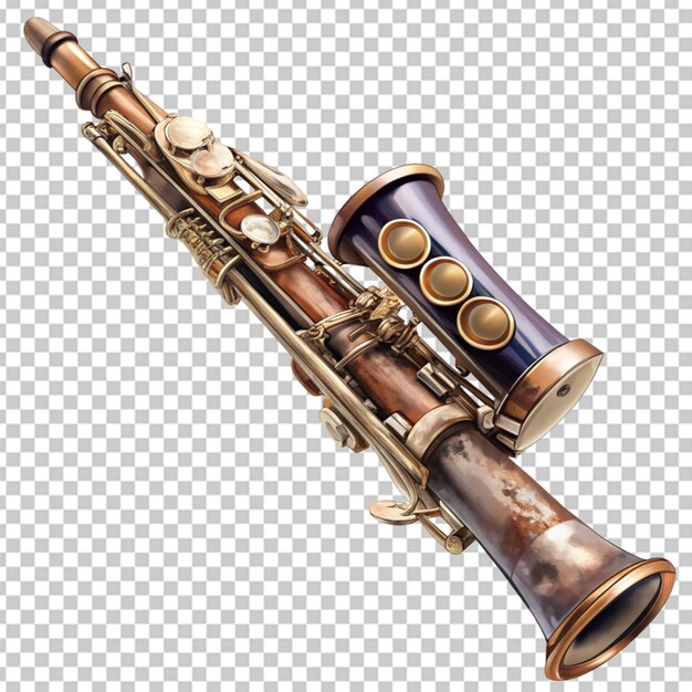 PSD clarinet transparent background