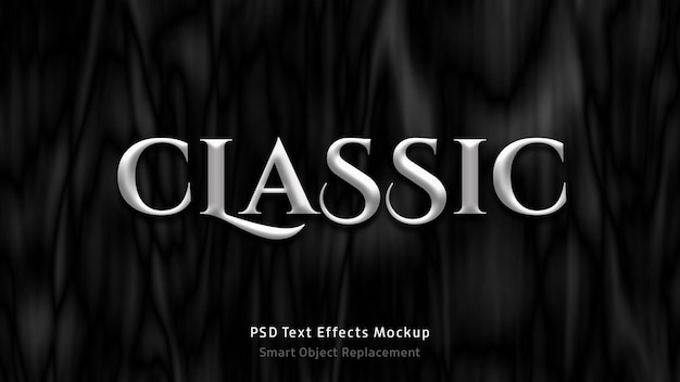 PSD classic 3d text effect