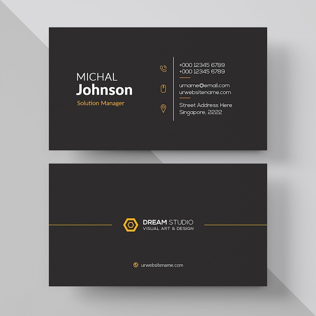 Classic business card