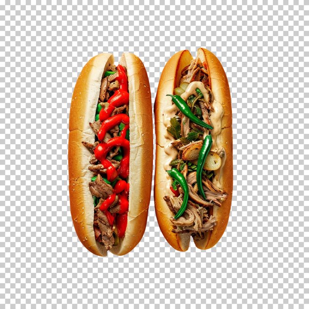 Classic hot dog with ketchup and mustard sauce zapiekanka tasty onion hotdog isolated background