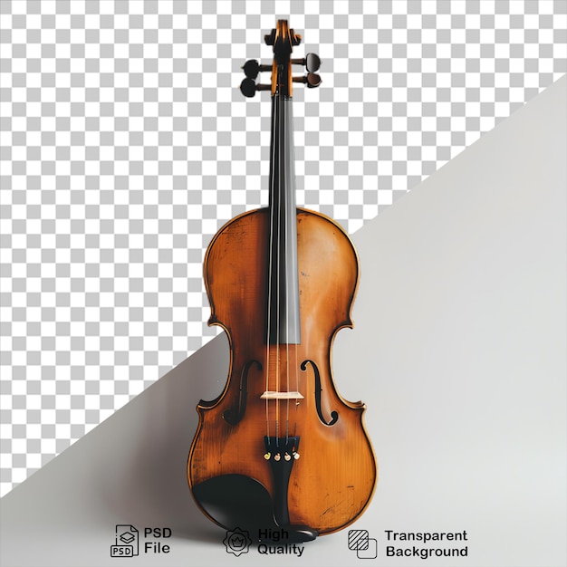 PSD a classic violin isolated on transparent background