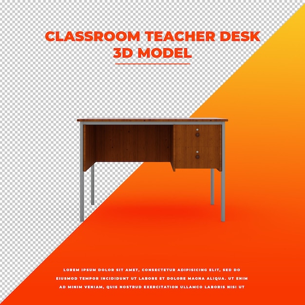 Classroom teacher desk