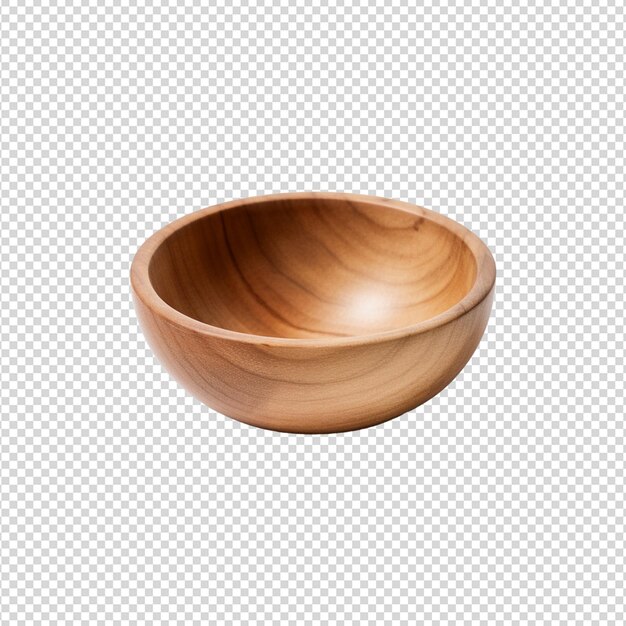 PSD clay bowl isolated on white background