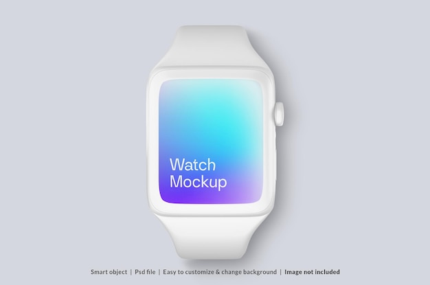 Clay smart watch mockup