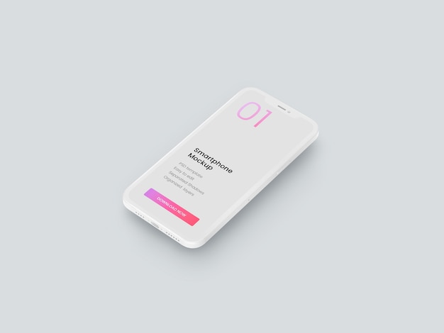 Мокет смартфона из глины