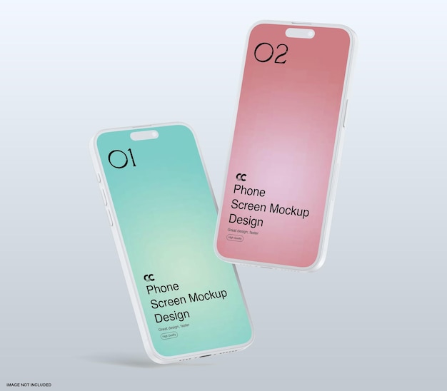 clay smartphone mockup