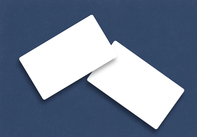 PSD clean minimal business card mockup