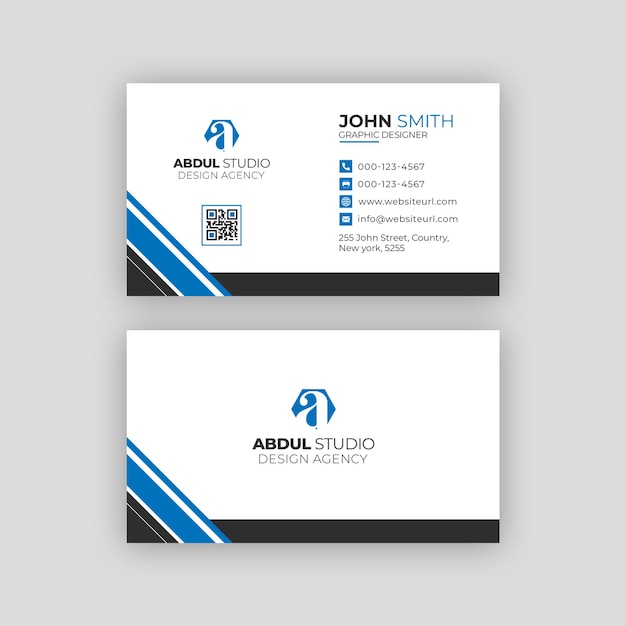 Clean and Modern business card template