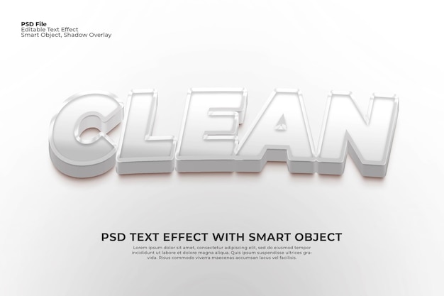 PSD clean photoshop text effectseasy editable