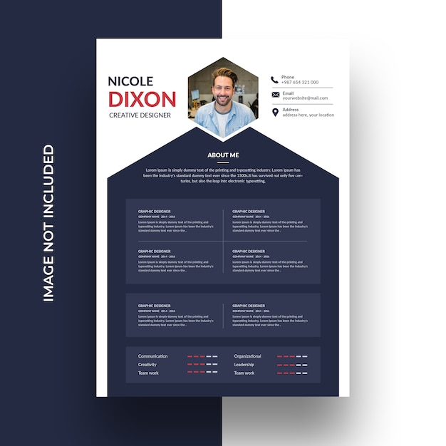 Clean professional cv template