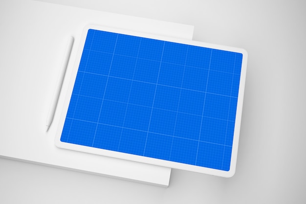 PSD clean tablet pro  mockup