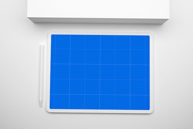 Clean tablet v.2 mockup