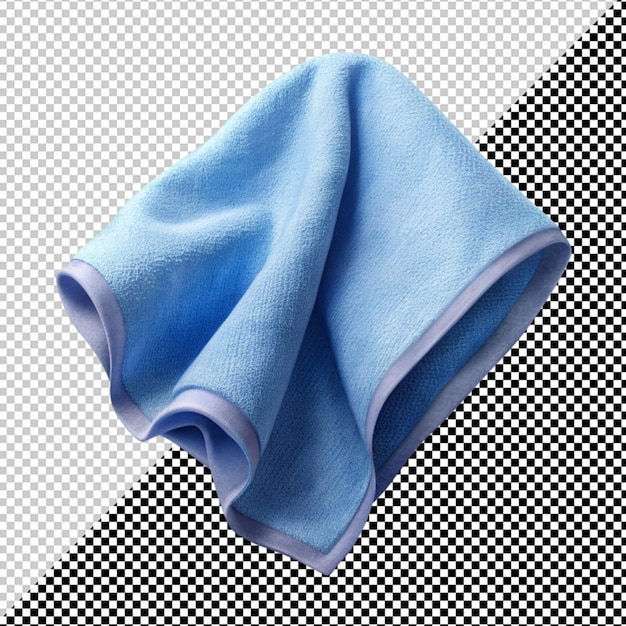 PSD cleaning cloth on transparent background