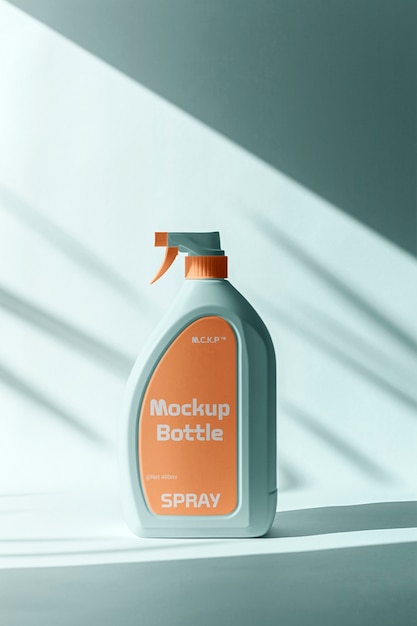 PSD cleaning product  packaging  mockup  design