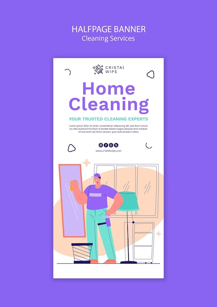 cleaning services offer template
